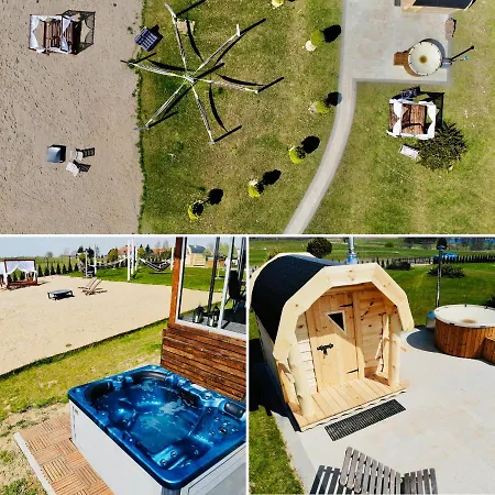 Z Basenem Na Mazurach Сasa de vacaciones Giże